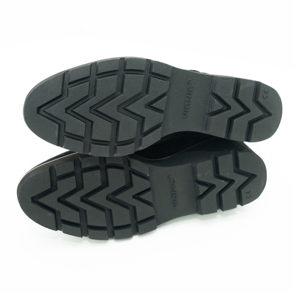 Vionic - Hazel Black Suede Wedge Boot - Picture 8 of 13